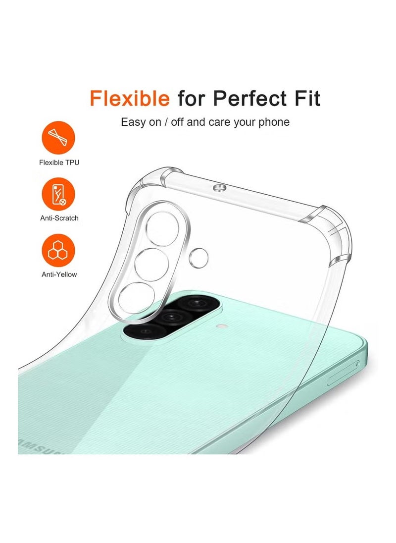 Shockproof Transparent Case Compatible with Samsung Galaxy A16