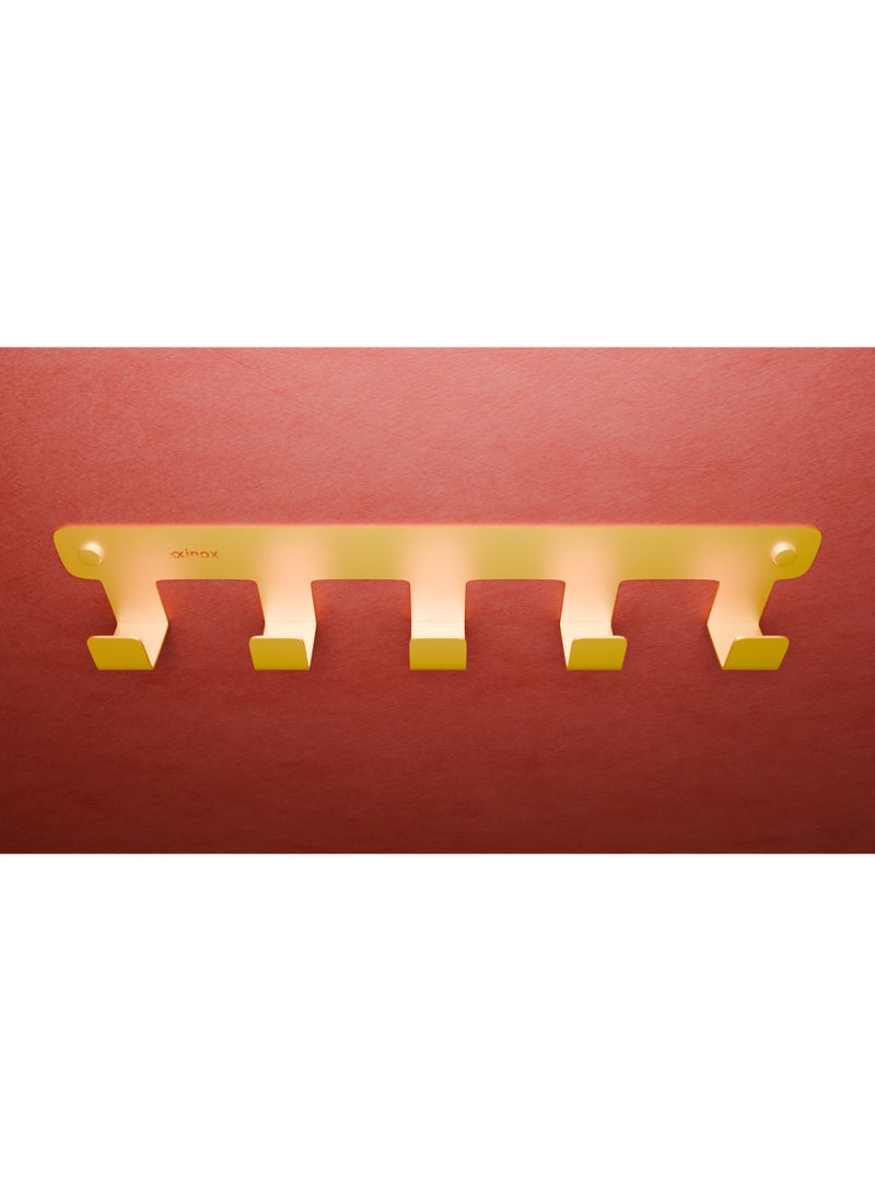 OXINOX Stainless Steel 5 Hooks Hanger 35 cm- Gold Type S304  - Image 2