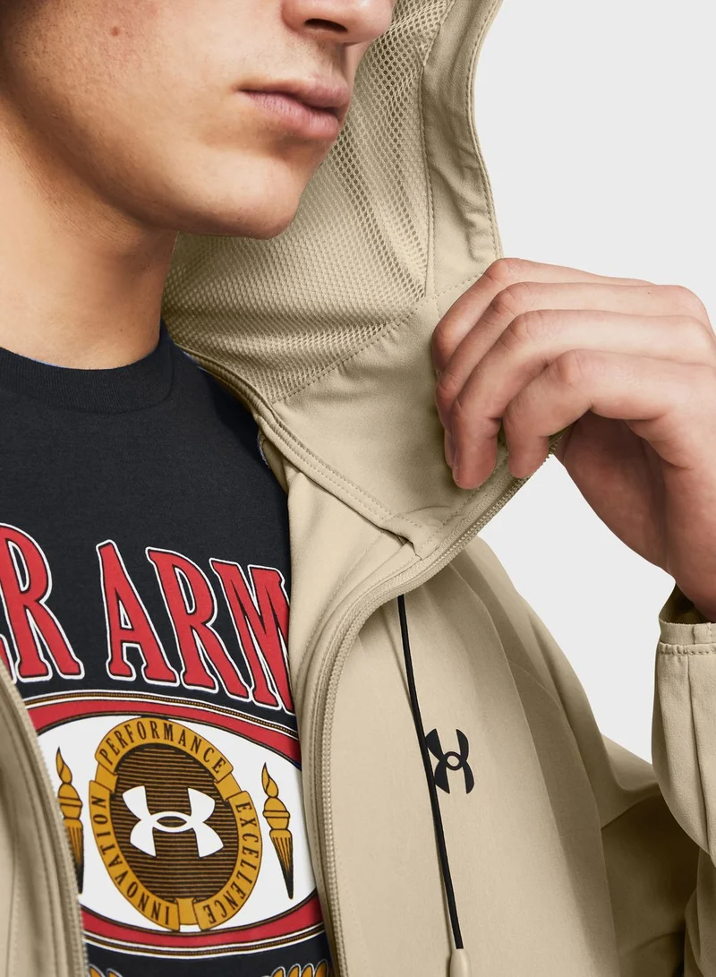 UNDER ARMOUR Stretch Woven Windbreaker Jacket