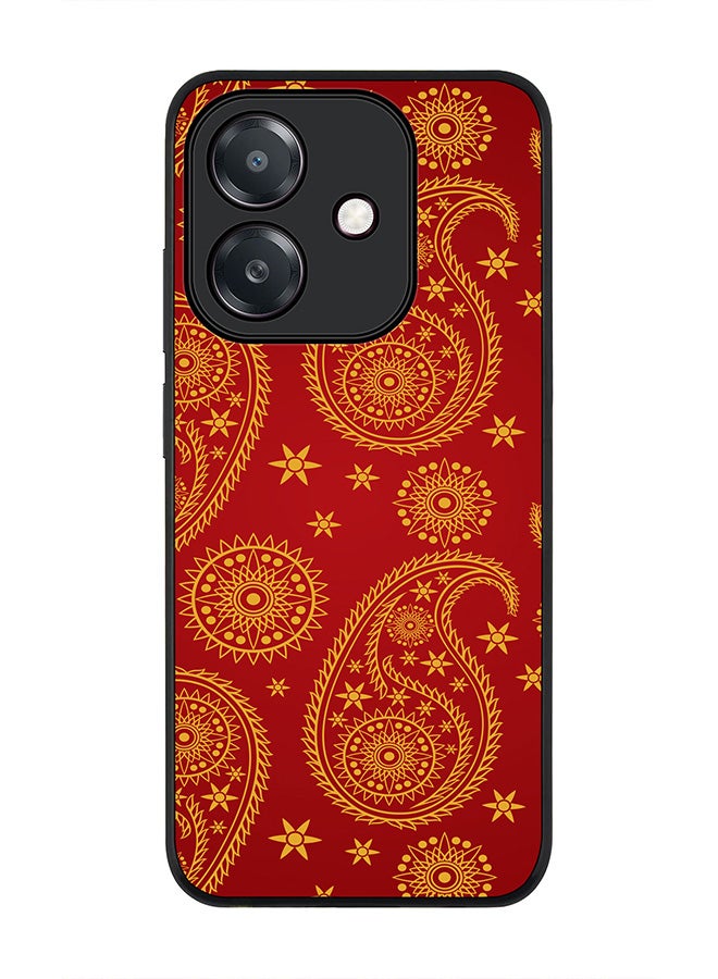 Stylizedd غطاء لأوبو A5i، حماية كاميرا نحيفة، غطاء هاتف مضاد للصدمات - العروس الهندية