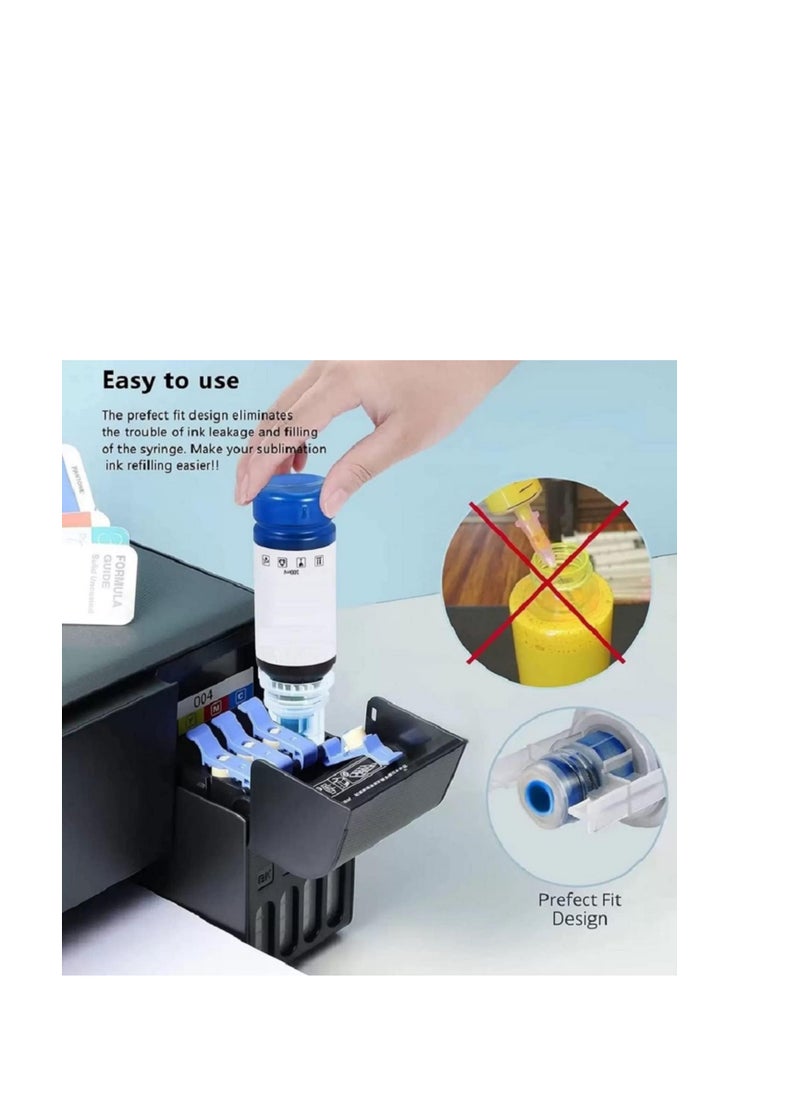 Terabyte BT6000 BT5000 Ink for Brother Ink Tank 4-Color (Black Cyan Magenta Yellow) Printers Refill for DCP - T300 T500W T700W T310 T510W T710W MFC - T800W T810W T910W T4500DW  - Image 3