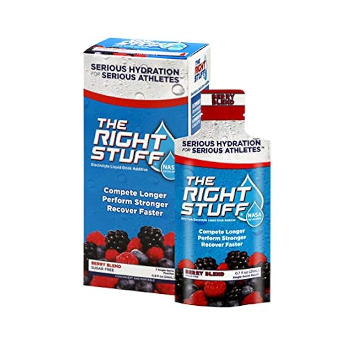 The Right Stuff Electrolyte Drink Concentrate - 3 Pouch Box - Berry Blend - Image 1
