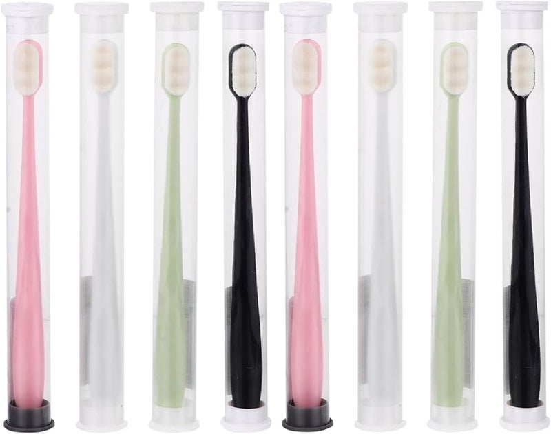 Extra Soft Bristle Toothbrush 16 Pack For Adults Sensitive Gums Deep Cleaning Compact Maternal Random Color - Image 1