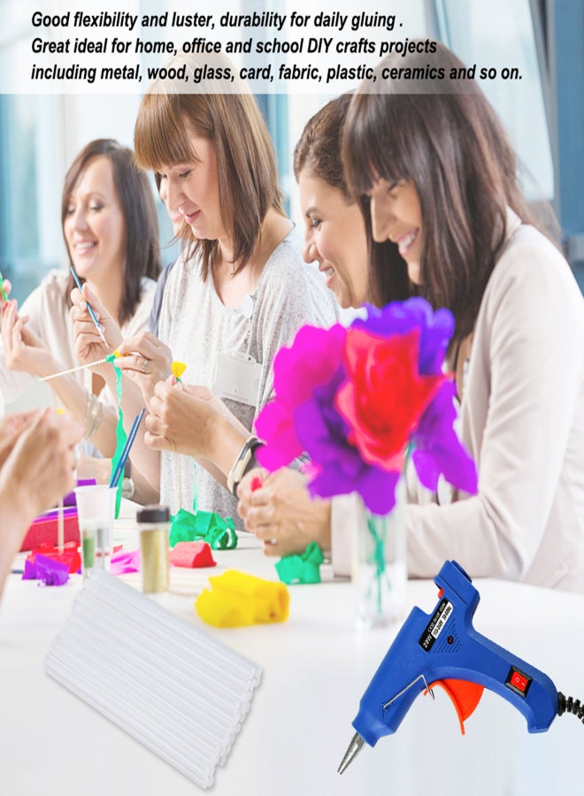50Pcs Mini Hot Glue Sticks 4'' and 0.27 Diameter- Compatible with Most Glue Guns - Image 2