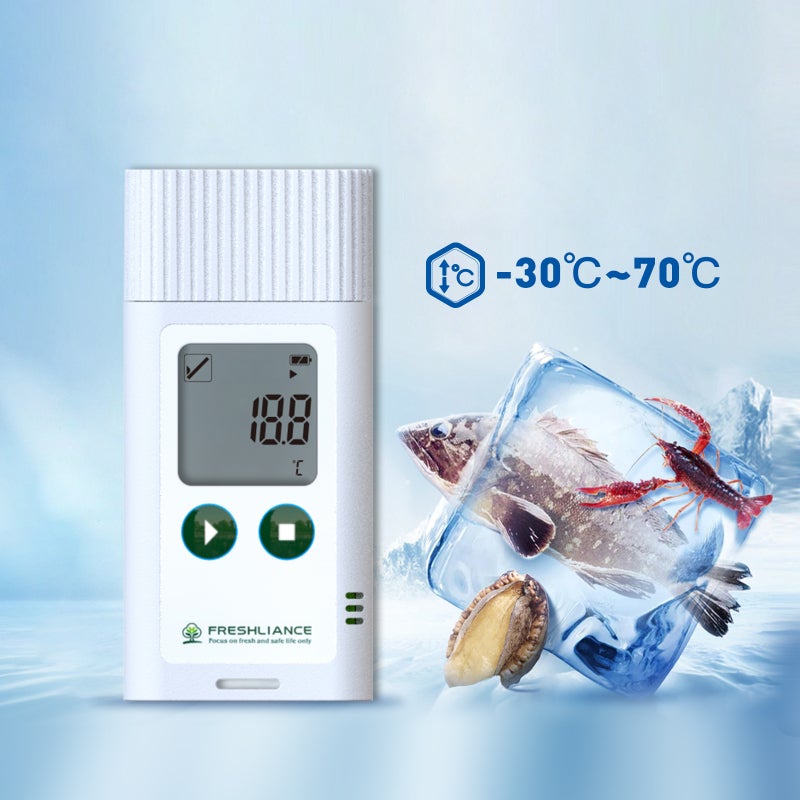 USB Temperature Recorder Fruit Cold Storage Coldchain Transportation Temperature Logger Large Capacity Data Storage with PC Data Export PDF/CSV Reports Automatic Generating Function - Image 3