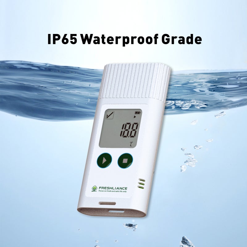 USB Temperature Recorder Fruit Cold Storage Coldchain Transportation Temperature Logger Large Capacity Data Storage with PC Data Export PDF/CSV Reports Automatic Generating Function - Image 2