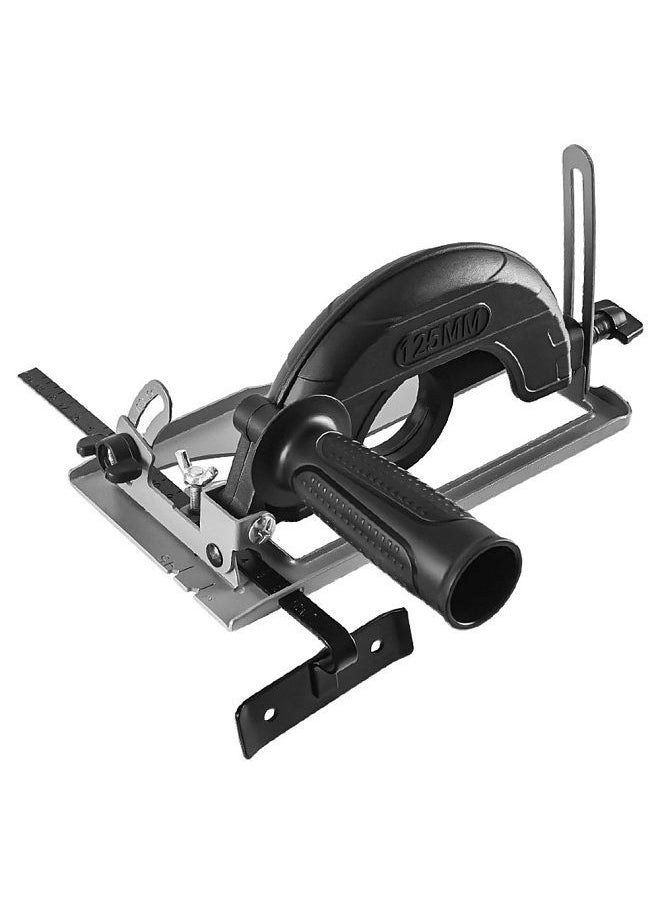 Generic 0-45° Angle Adjustable 0-40mm Cutting Depth Adjustment Positioning Bracket Angle Grinder Retrofit Cutting Machine Slotting Base  - Image 5