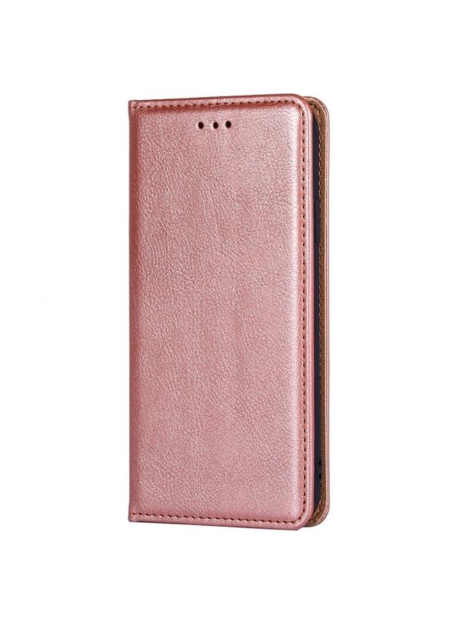 S-TOP Case For OPPO Reno12 5G Global Gloss Oil Solid Color Magnetic Leather Phone Case - Image 2