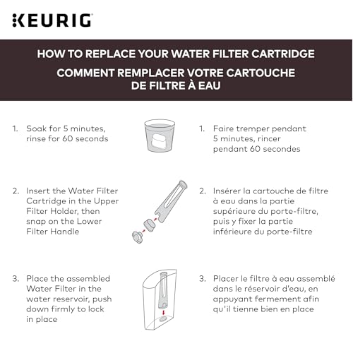 Keurig Tall Handle Water Filter Starter Kit, Comes with Handle and 2 Replacement Water Filters, Compatible with Select Keurig Coffee Makers - Image 5