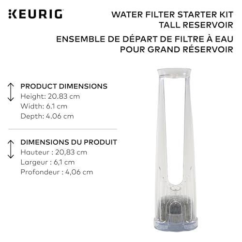 Keurig Tall Handle Water Filter Starter Kit, Comes with Handle and 2 Replacement Water Filters, Compatible with Select Keurig Coffee Makers - Image 4