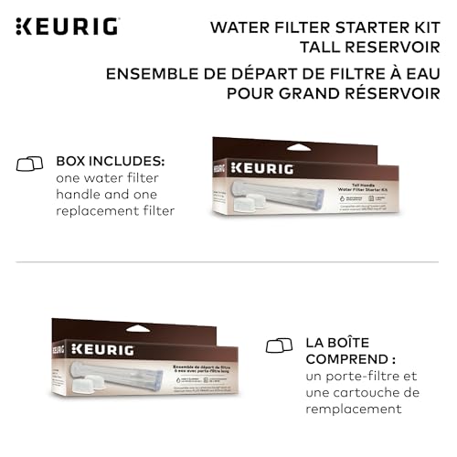 Keurig Tall Handle Water Filter Starter Kit, Comes with Handle and 2 Replacement Water Filters, Compatible with Select Keurig Coffee Makers - Image 3
