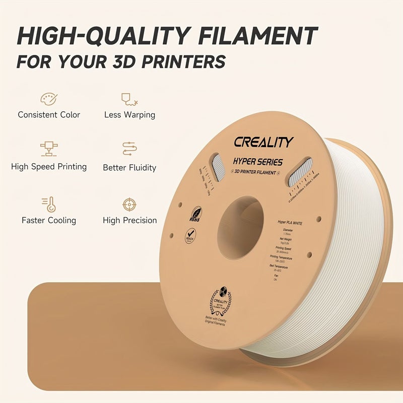 Creality Hyper PLA Filament 1 75mm 1kg Spool Green High Speed 3D Printer Filament - Image 4