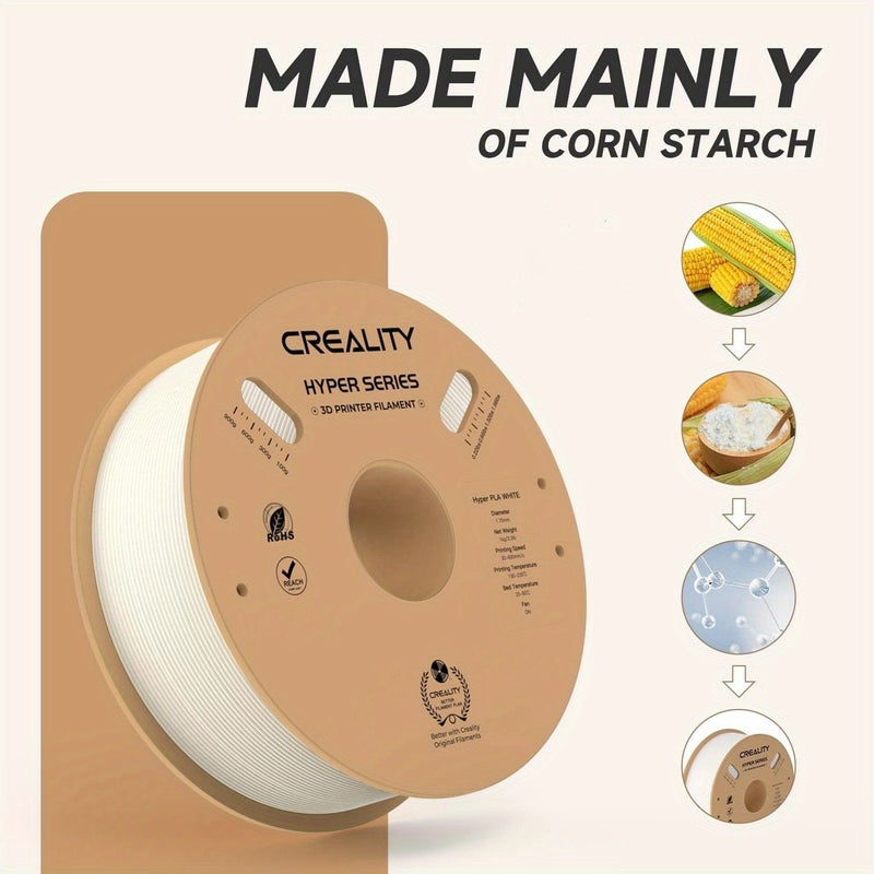 Creality Hyper PLA Filament 1 75mm 1kg Spool Green High Speed 3D Printer Filament - Image 5