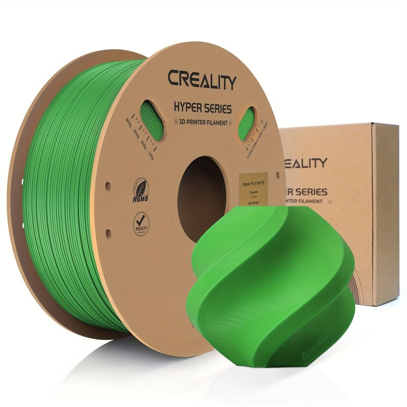 Creality Hyper PLA Filament 1 75mm 1kg Spool Green High Speed 3D Printer Filament - Image 1
