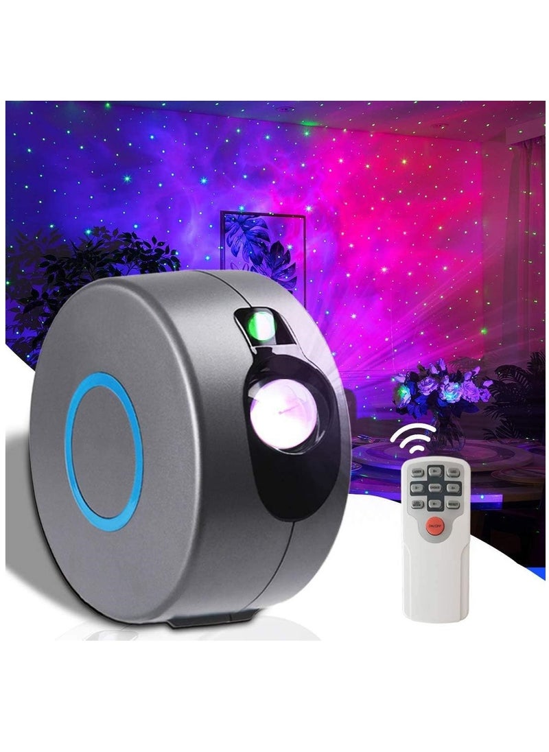 XiuWoo - Star Projector Galaxy Projector with LED Nebula Cloud,Star Light Projector with Remote Control for Kids Adults Bedroom/Home Theatre/Party/Game Rooms and Night Light Ambience-Grey - Image 1