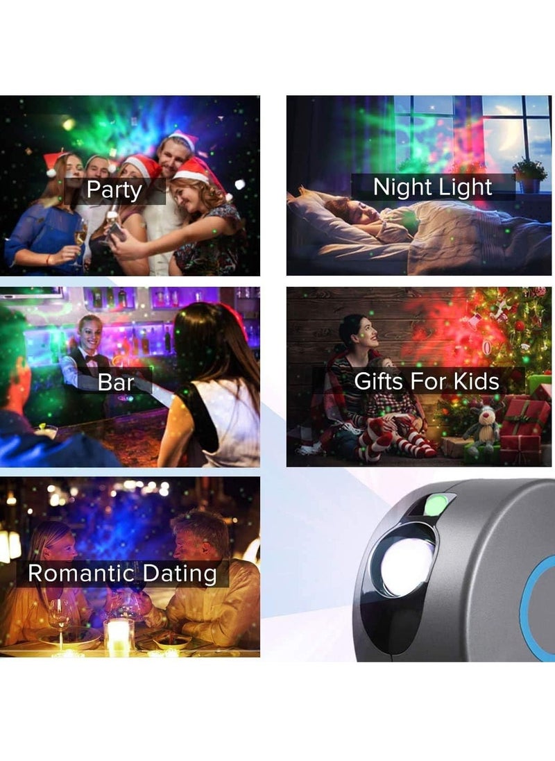 XiuWoo - Star Projector Galaxy Projector with LED Nebula Cloud,Star Light Projector with Remote Control for Kids Adults Bedroom/Home Theatre/Party/Game Rooms and Night Light Ambience-Grey - Image 1