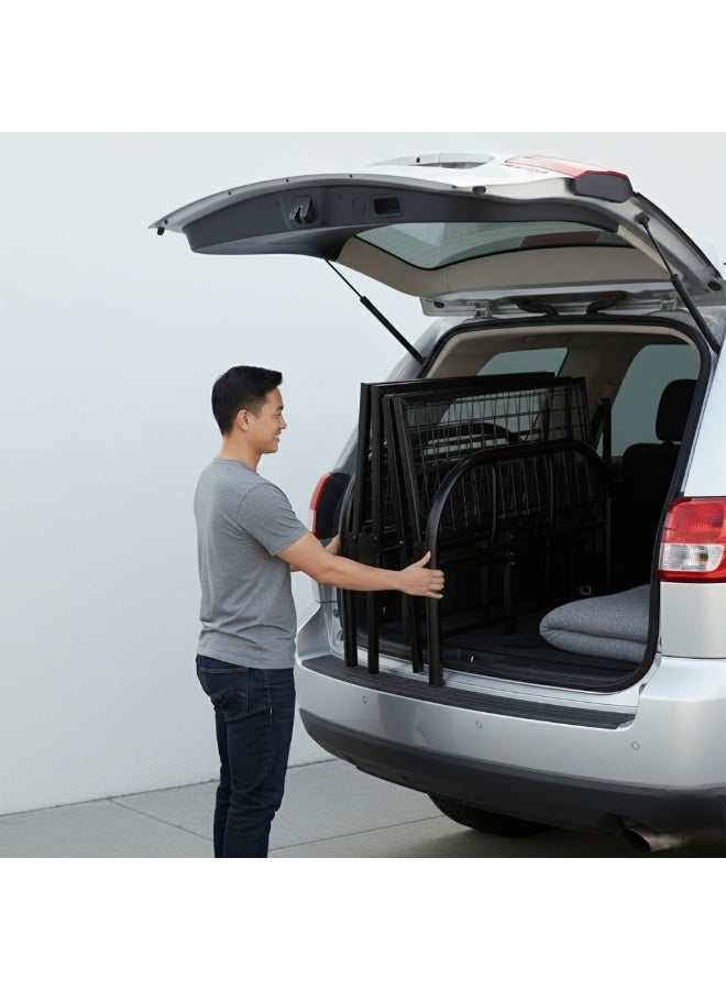 UNIKSAR Single Size Foldable Metal Platform Bed Frame, 90x190 cm Heavy-Duty Iron Slat Support, Space-Saving, No Box Spring Needed, Easy Assembly Guest Bed Base - Image 5