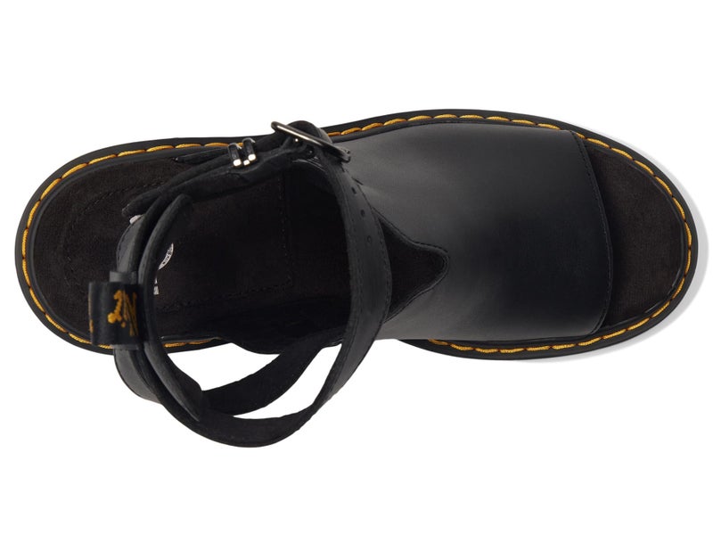 Dr. Martens Women's Millee Heeled Sandal, Black Sendal, 4UK, 6 US Women - Image 2
