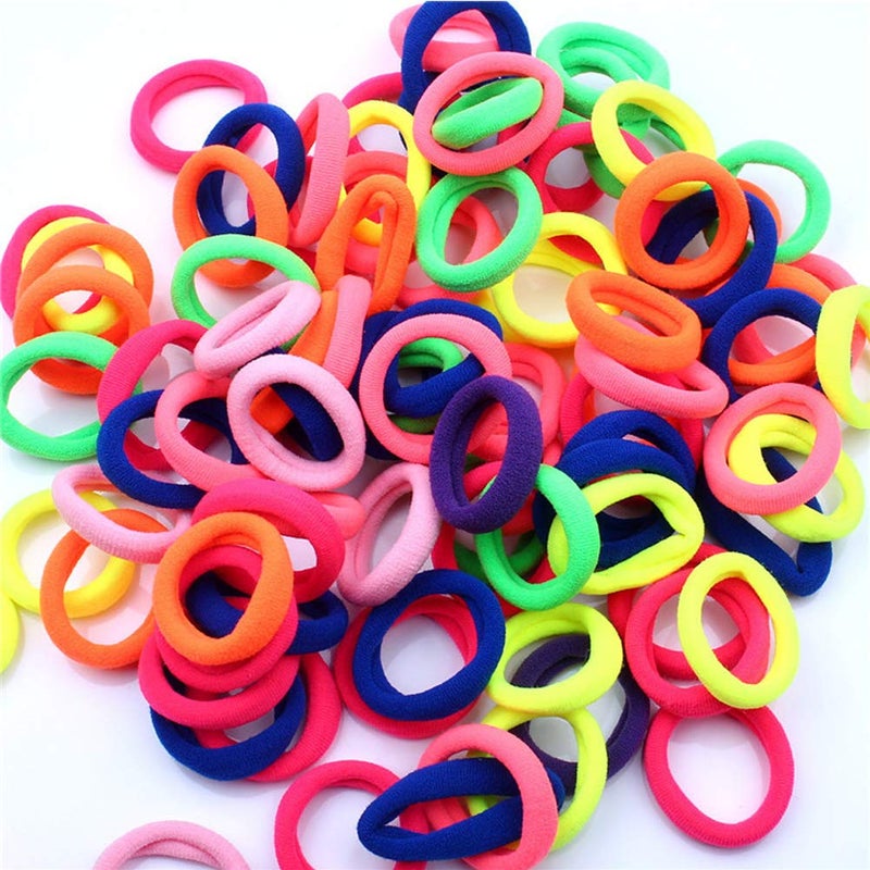 J-MEE 60 Pcs Baby Hair Ties for Toddlers Kids and Girls with 10 Cute Colors - Mini Seamless Elastic Hair Bands Small Ponytail Holder (Diameter 1.25Inch) - Image 2