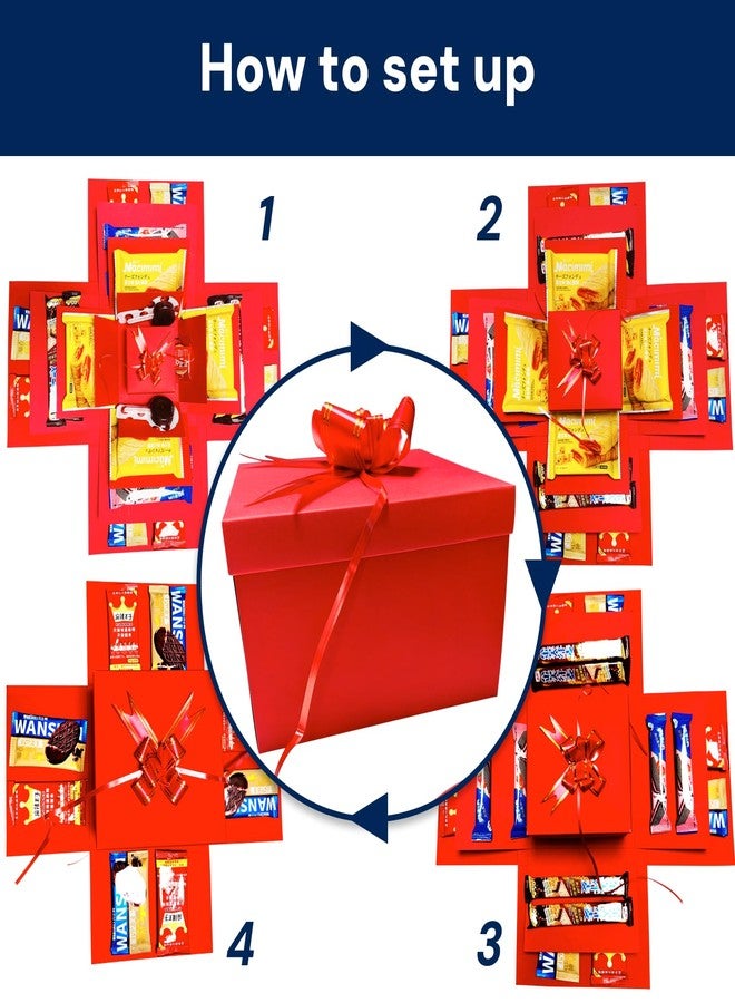 Hryan Multiple Gift Box for Anniversary, Birthday, Wedding, Valentine's and More (RED) - Image 3