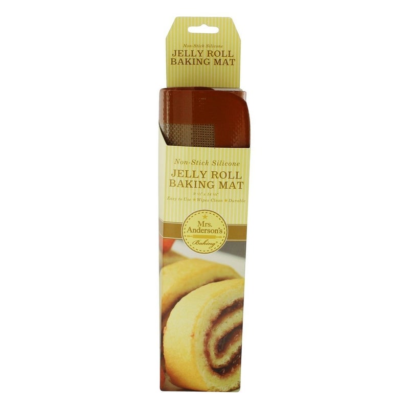 Mrs. Anderson's Baking Non-Stick Silicone Baking Mat - Reusable Oven Liner & Pastry Mat - For Breads, Cookies, Roasting & More - Baker’s Essentials - Heat-Resistant to 480°F - Jelly Roll Baking Mat - Image 3