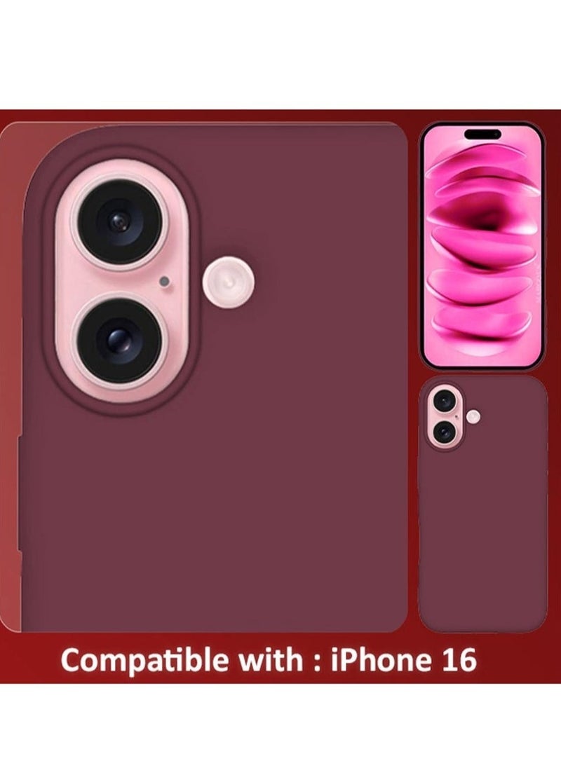 JAJEEK "New Ultra Slim Liquid Silicone iPhone 16 Case – Soft Microfiber Lining & Drop Protection" - Image 5