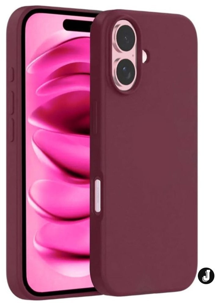 JAJEEK "New Ultra Slim Liquid Silicone iPhone 16 Case – Soft Microfiber Lining & Drop Protection" - Image 1