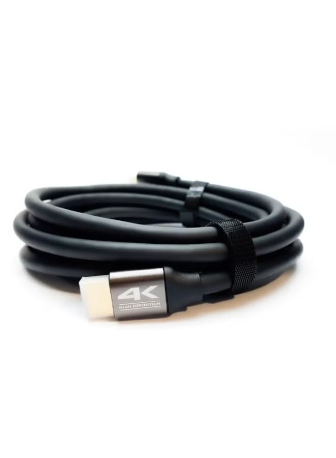 GO-DES GD HM802 3 Meter HDMI 4K High Definition Gold Plated Interface HDTV Digital Connecting Cable Black - Image 4