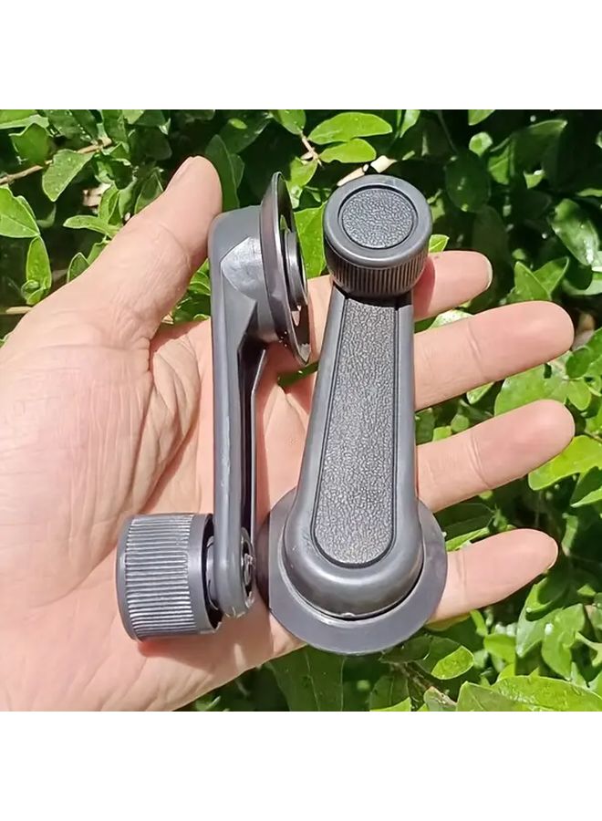 Gray Manual Window Crank Handle Compatible With Suzhou Jiangling Cars Tricycles - Image 1