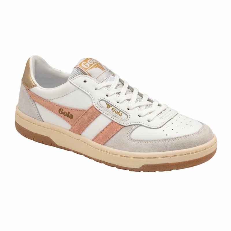 Gola Women's Hawk White/Black/Gold 9 Medium - Image 3