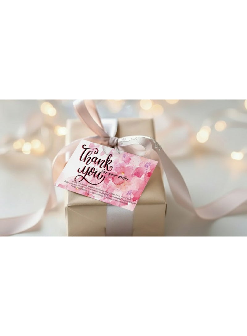 طقم كروت شكر فاخرة – 100 كارت بتصميم راقٍ - Image 4