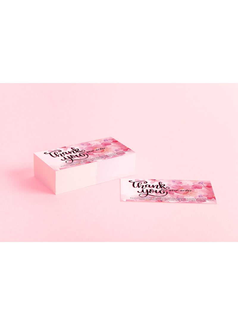 طقم كروت شكر فاخرة – 100 كارت بتصميم راقٍ - Image 3