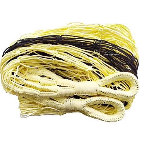 CRM TRADERS CRM TRADERS Nylon Rope Hammock Swing Hanging Net Mesh Sleeping Bed for Garden Outdoor Jhula  - Image 1