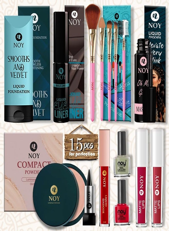 NOY Makeup Kit Full Set For Girls Portable Full Set For On-The-Go Womens Gift - Image 1