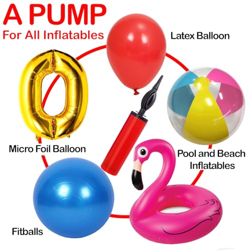 Propsicle Balloon Pump Hand Manual Pumper Inflator Air Blower (Pack of 1) - Image 5