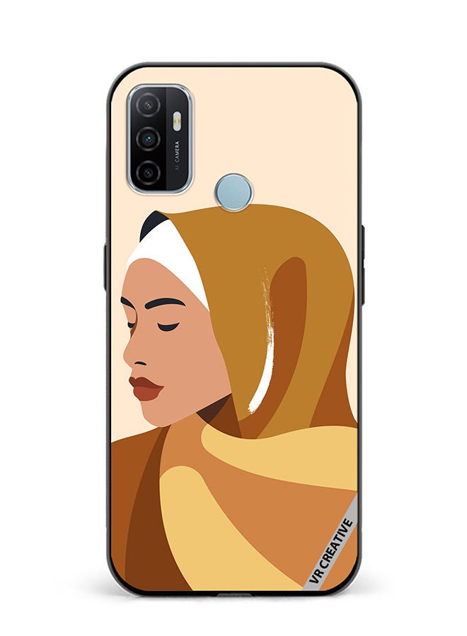 VR CREATIVE Protective Case Cover For Oppo A53 Cartoon Woman Shape Design Multicolour - Image 1