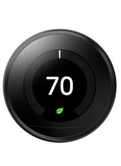 Nest Learning T3018US 3rd Gen Thermostat - Mirror Black