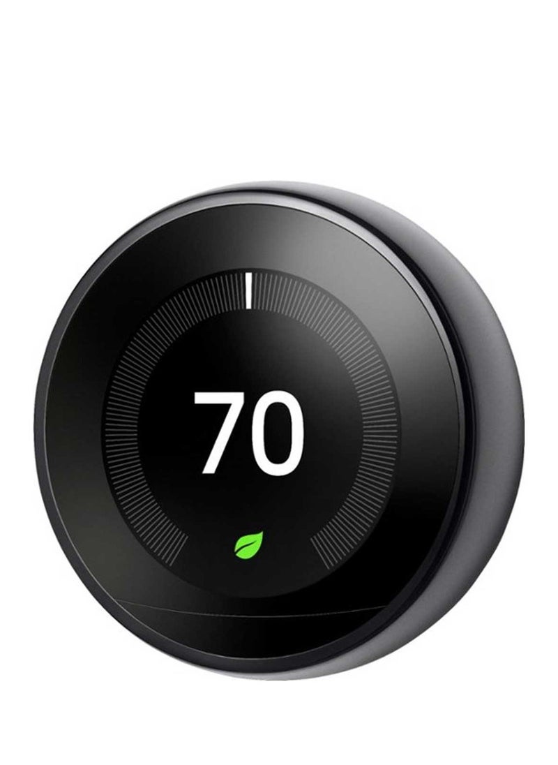 Nest - Nest Learning T3018US 3rd Gen Thermostat - Mirror Black - Image 1
