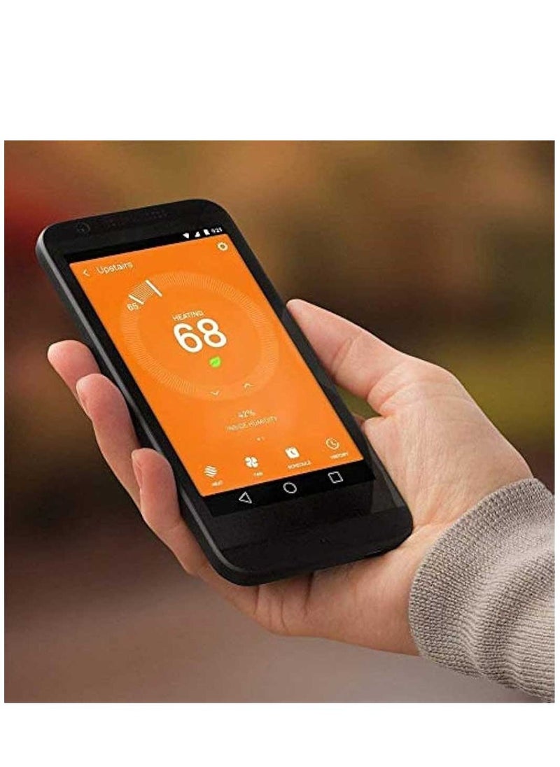 Nest - Nest Learning T3018US 3rd Gen Thermostat - Mirror Black - Image 1
