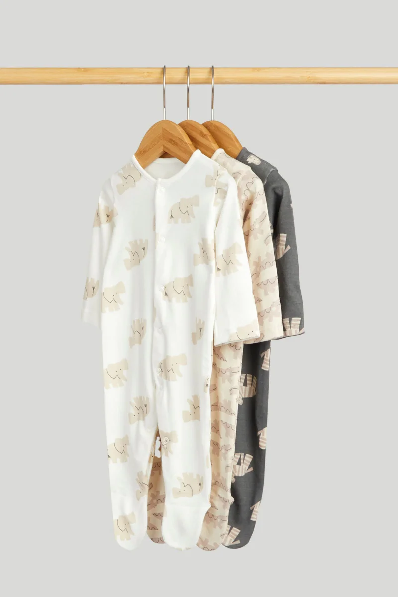 مذركير ثلاث قطع بيجامات حيوانات