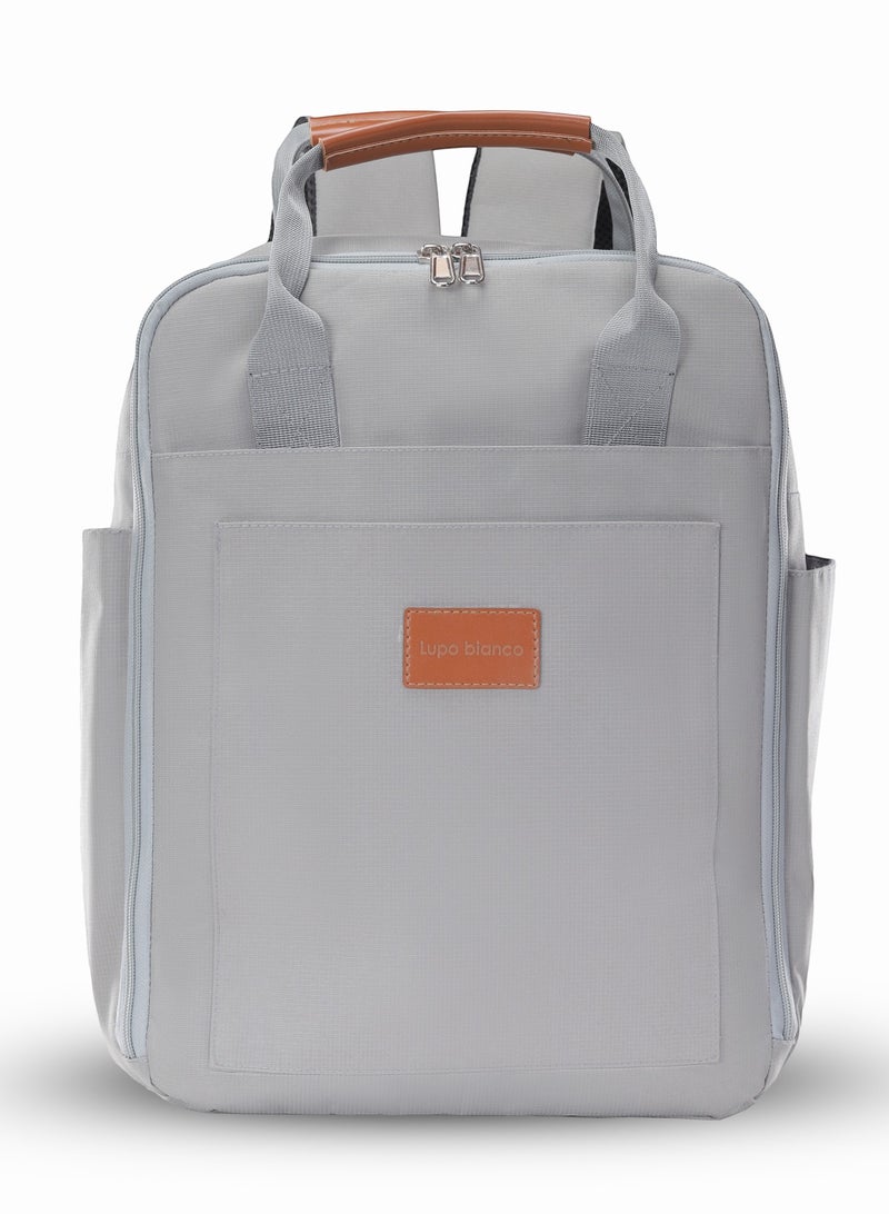 Lupo bianco XElegant Backpack - Grey  - Image 1