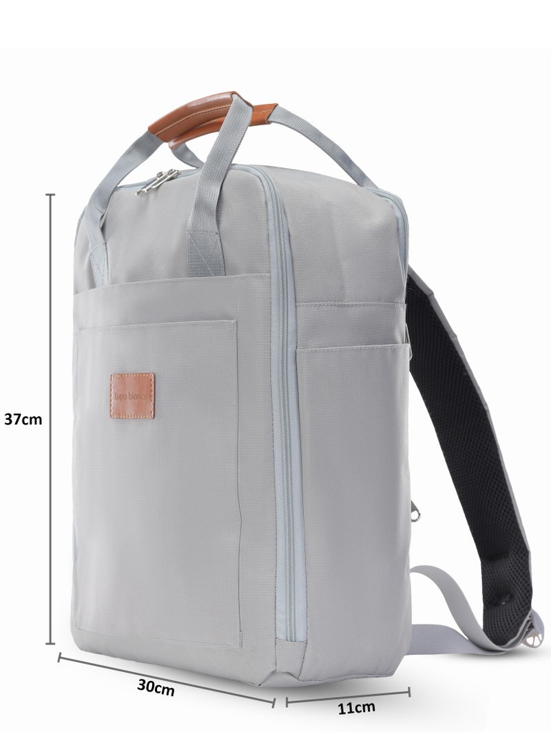 Lupo bianco XElegant Backpack - Grey  - Image 5