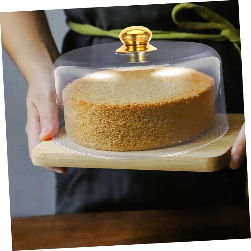 Cake Dome Acrylic Food Cover 30x13cm round Lid Protective Dessert Cover for Kitchen Cake Stand and Serving Plate - Image 4