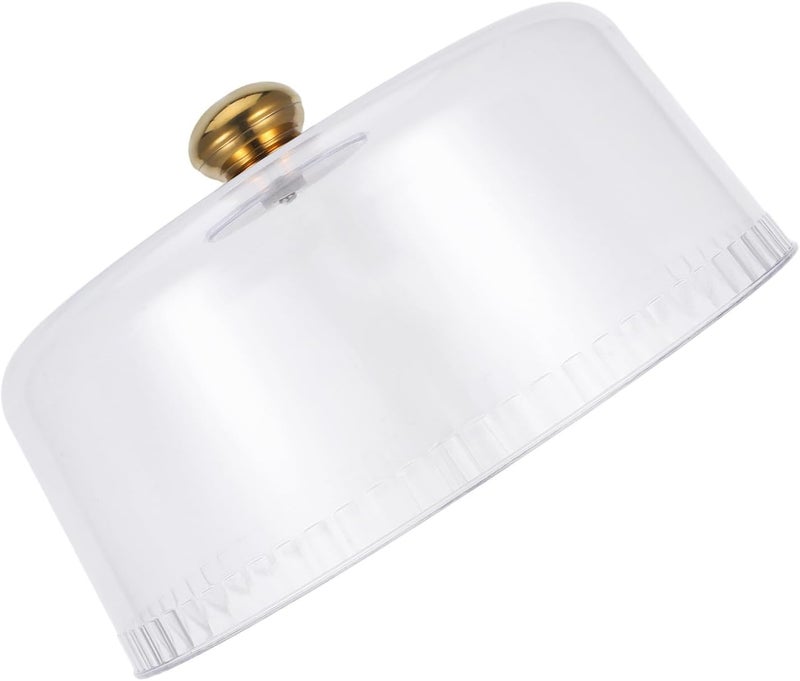 Cake Dome Acrylic Food Cover 30x13cm round Lid Protective Dessert Cover for Kitchen Cake Stand and Serving Plate - Image 1