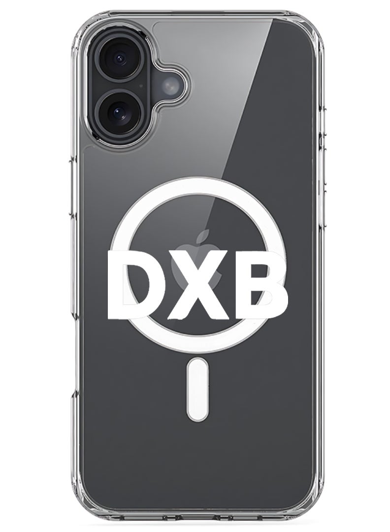 Theodor Magnetic Case for Apple iPhone 17 Compatible with MagSafe Wireless Charging, Shockproof Phone Bumper Cover - DXB - White - Image 1