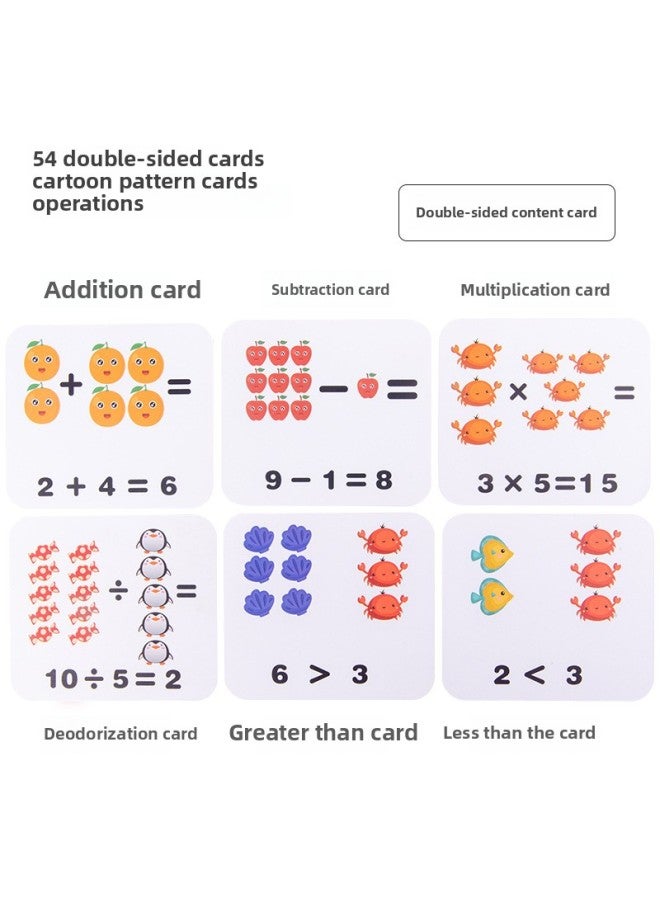 Wooden Square Numbers Word Game Puzzle Early Childhood Education Enlightenment Letter Matching Building Block Toys Wholesale-Color:Digital Block - Image 5