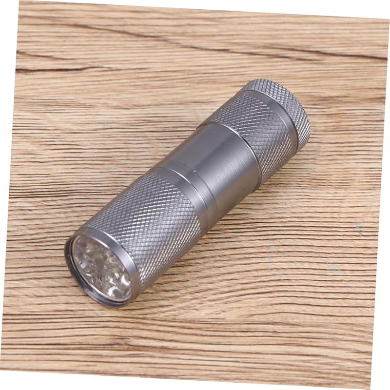 4Pcs Mini Aluminum Flashlight UV Blacklight For Fluorescent Inks Notes Camping Emergency - Image 5
