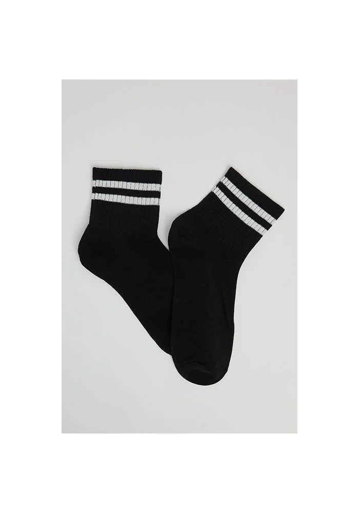 أر أند بي 3 Pack Striped Crew Socks