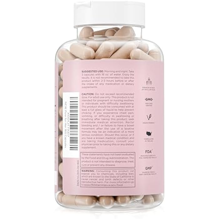 PURE FOR MEN Pure for Her Vegan Stay Ready Fiber Supplement for Women | Bloat & Gas Relief, Supports Digestive Health, Regularity & Appetite Control | 160 Capsules - Image 2