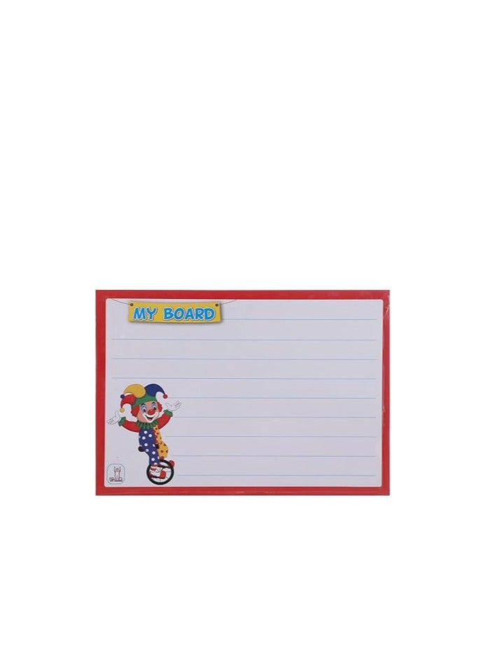 بورد بازل خشبي لتطوير المهارات مع لوحة، 23 × 33 سم - حروف باللغة الانجليزية - متعدد الالوان، طفل - Image 2